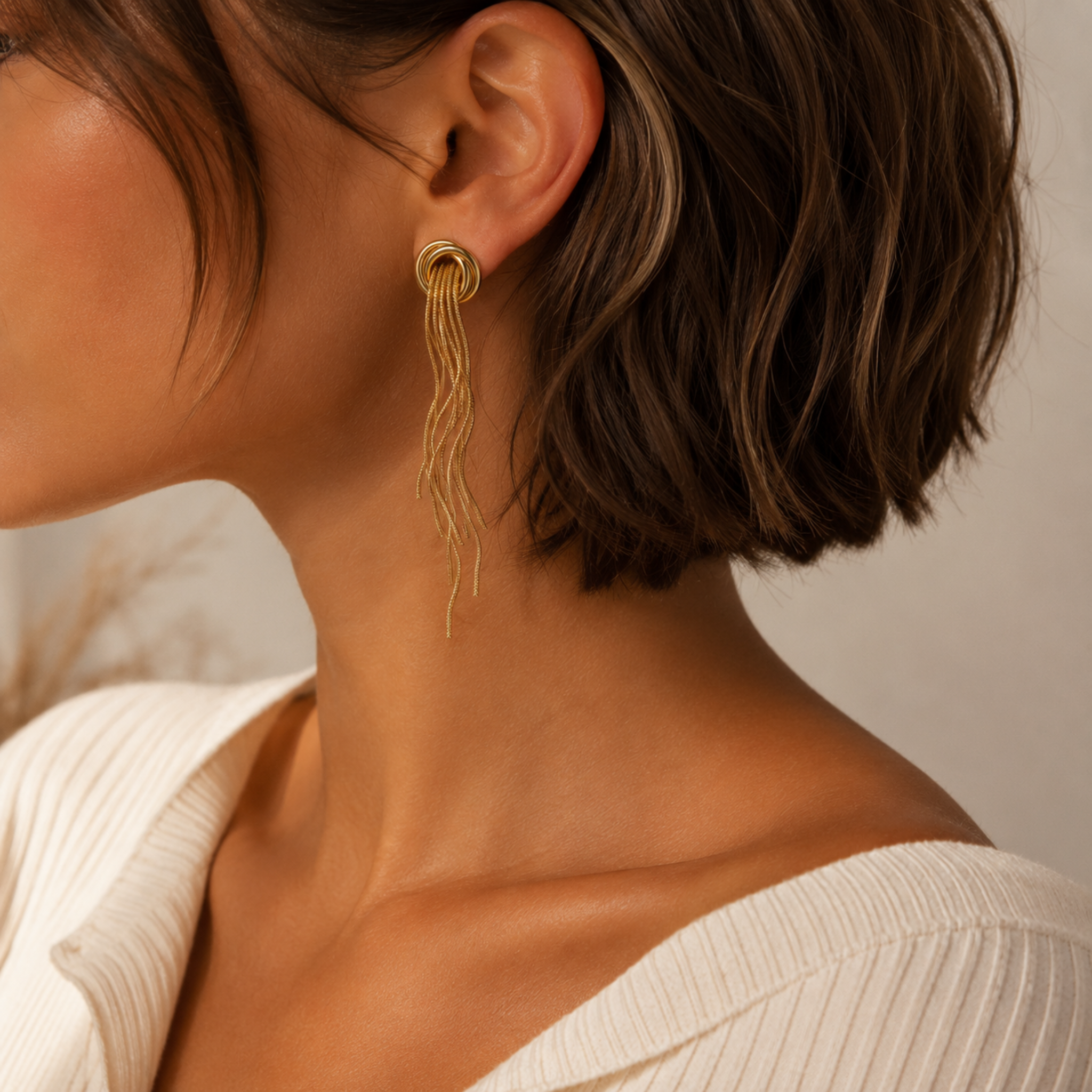 Boucles d'oreilles Meduse