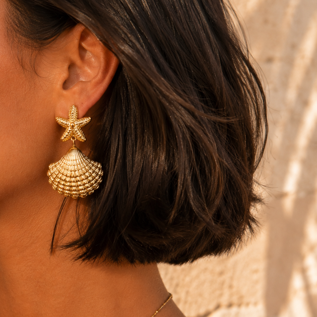 Boucles d'oreilles Étoile des sables