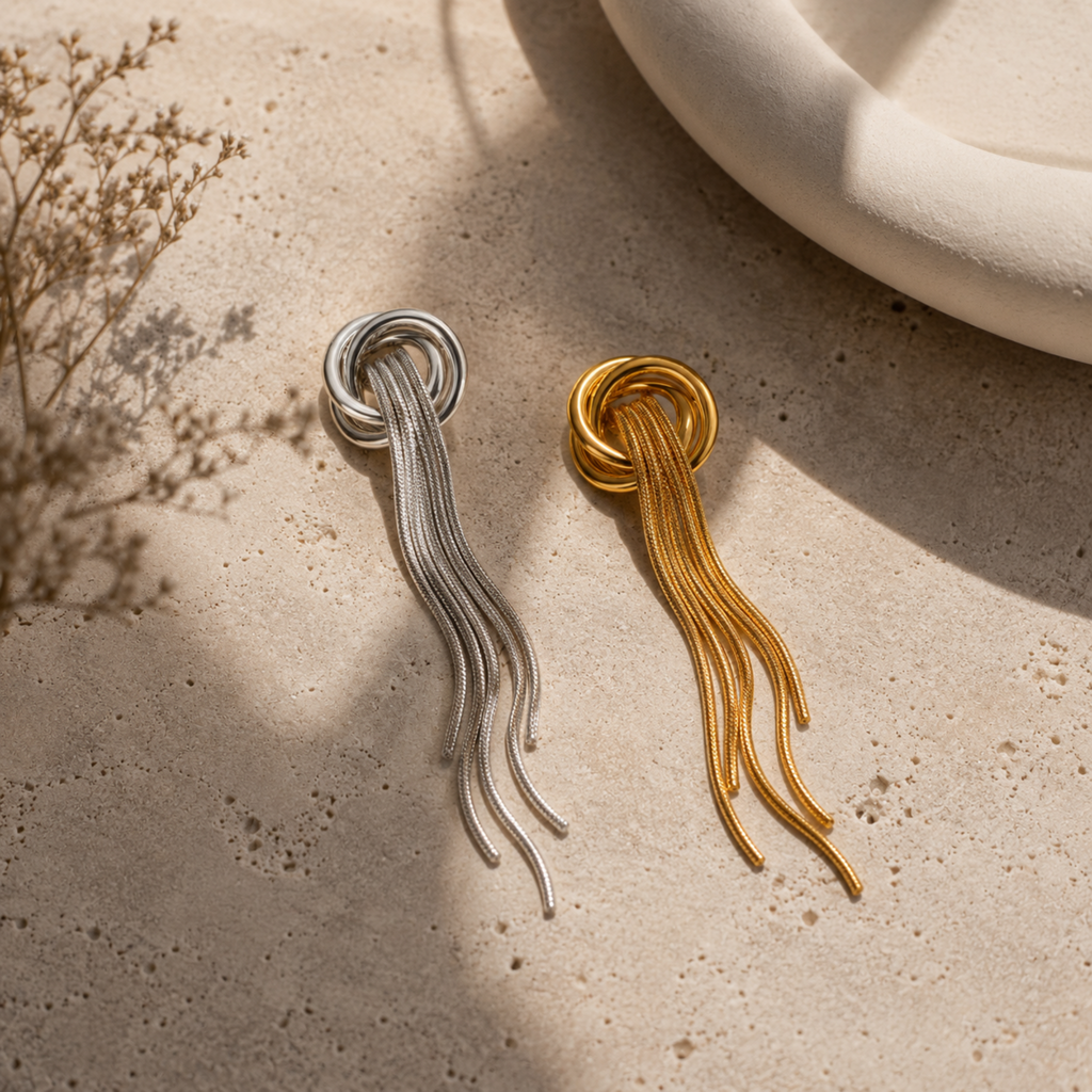 Boucles d'oreilles Meduse