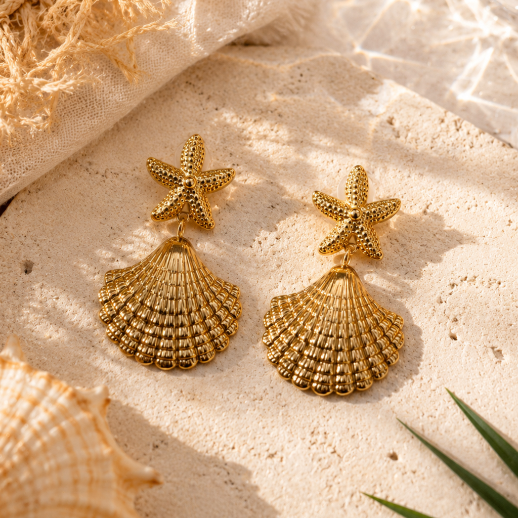 Boucles d'oreilles Étoile des sables