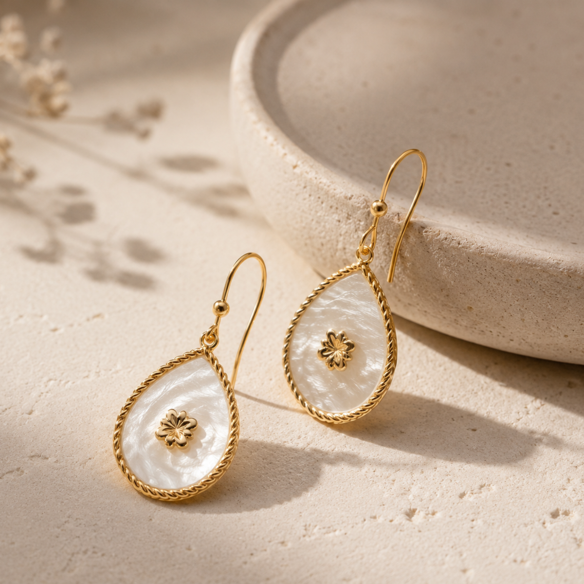 Boucles d'oreilles Monarche